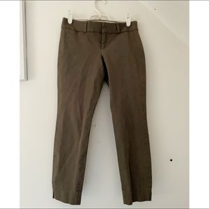 Banana Republic Sican Fit Cropped Brown Trousers